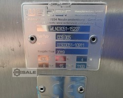 Maschine: WEBER CCS 305 Aufschnittschneidemaschinen