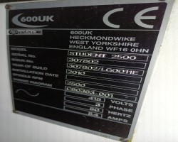 Maschine: COLCHESTER STUDENT 2500 Zyklendrehmaschinen