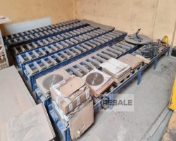 Maschine: DIVERSE  Schwerlast-Rollenbahnanlage Türelemente-Fertigung