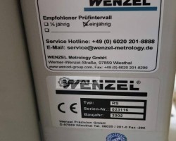 Maschine: WENZEL RS 1012 Koordinatenmessmaschinen