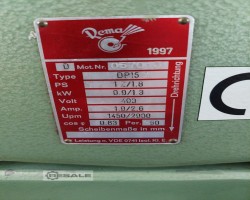 Maschine: REMA 26204 DP 15 Bandschleifmaschinen