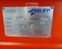 Maschine: PHILIPP 7,5 T x 900 - 1500 Krantraverse