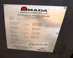 Maschine: AMADA HFT 170-4 L 