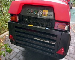 Maschine: KAESER M27 PE mob. Schraubenkompressor / Baukompressor