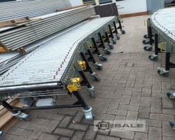 Maschine: HARMONICA 61 cm Uni-XU Scherenrollenbahn – ausziehbar, flexibel