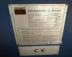 Maschine: TRUMPF Trumatic L3030 Laserschneidanlage