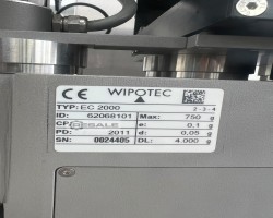 Maschine: WIPOTEC OCS EC Bandkontrollwaagen