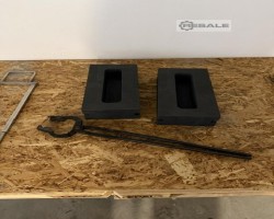 Maschine: ANGELE GTO25 	Gastiegelofen  mit viel Zubehör
