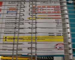 Maschine: BITO Paletten-Durchlaufregal-System Palettendurchlaufregale