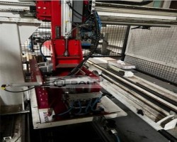 Maschine: MUSTERFIRMA V3 Laminat-Verpackungslinie Verpackungsstraße Packstraße Versandverpackung
