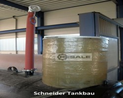 Maschine:  40m³ Stahltank Erdtank Zisterne einwandig