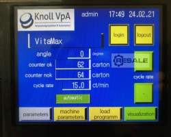 Maschine: UHLMANN C100 Kartoniermaschinen Kartoniermaschinen