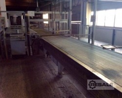 Maschine: BARGSTEDT/HOMAG PROFI KFL620 -  TSP 420 PLATTENAUSBESSERUNGS UND PROFILIERLINIE