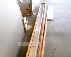 Maschine: RAVNE Integral steel  Knife (blade)  veneer guillotine Fester Stahl Messer (Klinge) Furnier guillotine