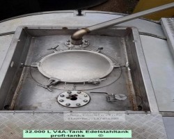 Maschine:  Chloride Wasserstoff VE-Wasser Edelstahltank 32.000 L V4A