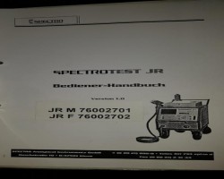 Maschine: SPECTRO ANALYTICAL INSTRU SPECTROTEST TJF7C01C Werkstoffprüfgerät Materialbestimmung