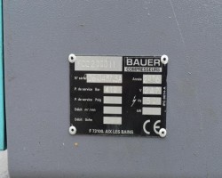 Maschine: BAUER FCA 2000 II Druckluft-, Vakuum- und Thermoformmaschinen