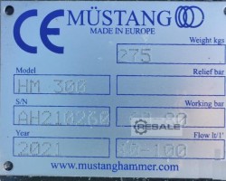 Maschine: MUSTANG HM300 Abbruchhammer
