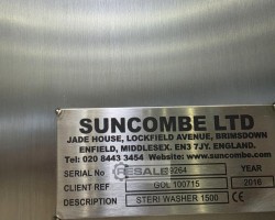 Maschine: SUNCOMBE BELIMED FEDEGARI STERI WASHER 1500 Washer Sterilisatoren