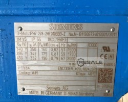 Maschine: SIEMENS 1PH72282HF0101BB9-Z 160 /179 /196 kW Asynchronmotor Siemens