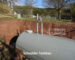 Maschine:  60m³ Erdtank / Zisterne / Stahltank