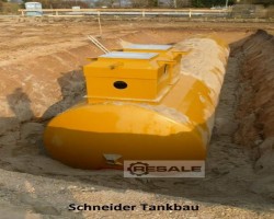 Maschine:  80m³ Stahltank / Erdtank / Zisterne