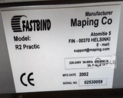 Maschine: MAPING CO - FIN Fastbind 2 Practic Klebebinder