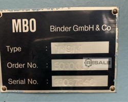 Maschine: MBO T49/4 Falzmaschinen