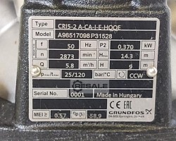 Maschine: GRUNDFOS CRI5-2A-CA-I-E-HQQE, 9/14,3m, Kreiselpumpe,