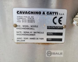 Maschine: CAVAGNINO + GATTI CG.C14.7.3XPSH Etikettiermaschinen