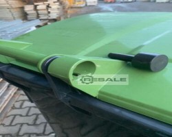 Maschine: SSI SCHäFER Vol. 770 l / black/green Müllcontainer MGB Müllgroßbehälter
