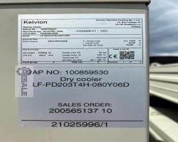 Maschine: KELVION KüBA LF-PD203T4H-080Y06D Rückkühler Wasserkühler Trockenkühler