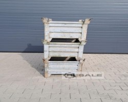 Maschine: THYSSEN 850x560x580 mm (BxTxH) Stapelbehälter Stahlbehälter
