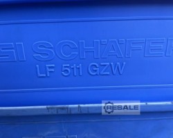 Maschine: SSI SCHäFER LF 511 G ZW blue Sichtlagerkisten Stapelkisten