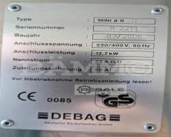 Maschine: DEBAG 8 Mini RD Ladenbacköfen