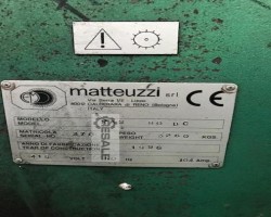 Maschine: MATTEUZZI RAS 90 Buffing Machine Runderneuerte Poliermaschine