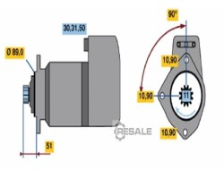Maschine: BOSCH No. 0986011570 Anlasser