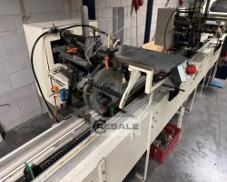 Maschine: DEKAPACKER SPK 4-35 Folieneinschlaglinie für Mailings mit - Schrumpfbottich