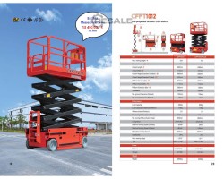Maschine: CFMG CFP1218RTE 14m Allrad- Geländearbeitsbühne MESSESONDERPREIS