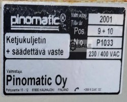 Maschine: PINOMTATIC OY Type POS 9+10 Transportbänder