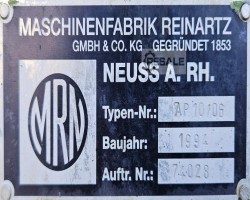 Maschine: REINARTZ AP 10/06 Schneckenpresse Ölpresse