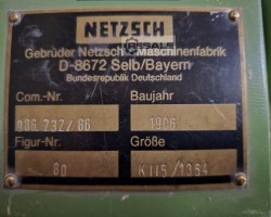 Maschine: NETZSCH  Doppel-Z-Kneter in Edelstahlausführung
