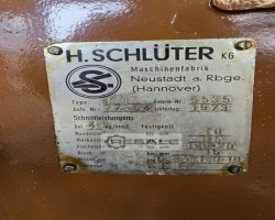 Maschine: SCHLüTER BS 1 Schrottscheren