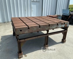 Maschine:  Cast iron bed 2300x1900x200mm Montagetische