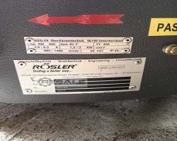 Maschine: RÖSLER R320 Euro Gleitschleifmaschinen