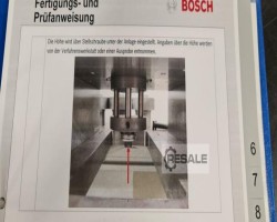 Maschine: BOSCH 600073408 Winkelkopfschränkwerkzeug Wickelkopfformmaschine
