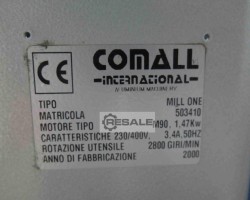 Maschine: COMALL Mill one Ausklinkfräsen