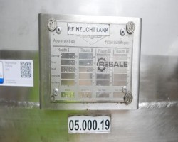 Maschine: GROSS 12.850 Liter Hefereinzuchttank/Biertank/CIP-Tank Kühlschlange