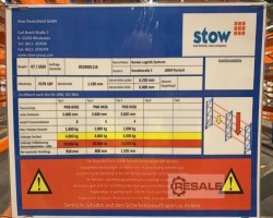 Maschine: STOW 25m Pal Rack 6m height 7 levels Palettenregale