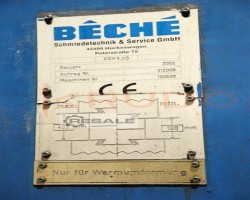Maschine: BECHE KGH 5.0B Schmiedehämmer